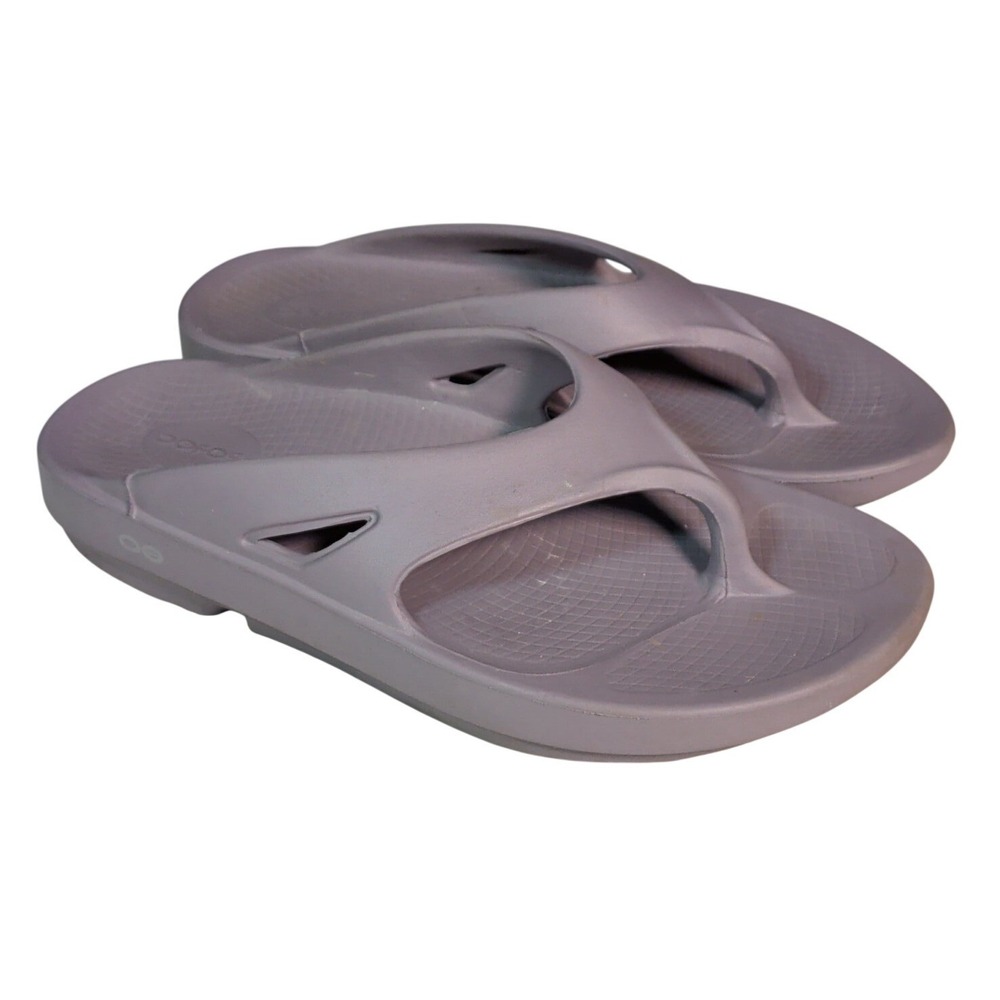 OOFOs OOriginal Recovery Sandals Mens Size 10 Lilac Purple Flip Flops Cushion